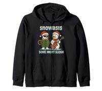 snowasis some might sleigh Zip Hoodie