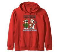 snowasis some might sleigh Zip Hoodie