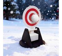 Snowball Automatic Reset Target, Reusable Snow Battle Practice Throwing Game, Winter Outdoor Heavy-Duty Shooting Target with Family, Family Fun Christmas (1pc)