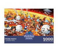 Snowball Fight Wooden Jigsaw Puzzle Waterproof 1000 Piece Puzzles for Adults Challenging And Brainteasing Home Decoration