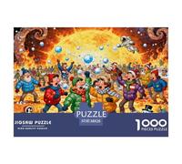 Snowball Fight Wooden Jigsaw Puzzle Waterproof 1000 Piece Puzzles for Adults Challenging And Brainteasing Games