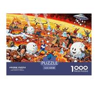 Snowball Fight Wooden Jigsaw Puzzle Waterproof 1000 Piece Puzzles for Adults Gifts Impossible Educational Games