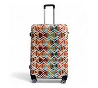 Snowball Hard Shell Suitcase Set Dual 4-Wheel Spinner Travel Luggage - Large - Ombre