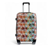 Snowball Hard Shell Suitcase Set Dual 4-Wheel Spinner Travel Luggage - Medium - Ombre