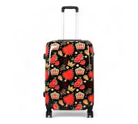 Snowball Hard Shell Suitcase Set Dual 4-Wheel Spinner Travel Luggage - Medium - Rose
