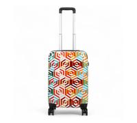 Snowball Hard Shell Suitcase Set Dual 4-Wheel Spinner Travel Luggage - Small - Ombre
