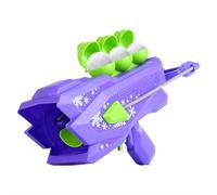 Snowball Launcher with Top-Load Holster, 24cm Purple Snow Ball Shooter for Kids & Adults, Long-Range Ergonomic Winter Toy for Outdoor Snow Play
