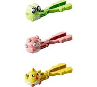Snowball Maker, 3 Pack DIY Snow Ball Shaper Molds,with Ergonomic Handle,for Outdoor Winter Activities and Indoor Play,Cute Animals,Frog,Piglet,Chick,Easy Storage