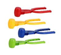 Snowball Maker 4 Pack Snow Ball Shaper Molds Toys for Kids Snow Ball Fights,Winter Snowball Fight Maker Tool Clip for Kids Adult