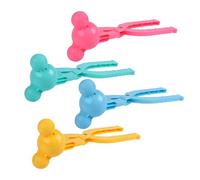 Snowball Maker 4 Pack Snow Ball Shaper Molds Toys for Kids Snow Ball Fights,Winter Snowball Fight Maker Tool Clip for Kids Adult