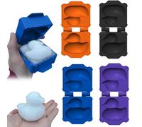 Snowball Maker, 4 PCS Snowball Maker Clips Winter Snowball Maker Big Snowball Maker Snowball Mould Sand Ball Clip Beach Scoop Mold Grenade Duck Snowball Maker for Snowball Fighting (B-8cm)