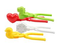 Snowball Maker Clip, 4pcs/set Gadgets Throw Snow Ball Sports Toys for Kids Snowball Fight Maker Tool Kids Winter Toys Snow Ball Clip Snow Games for Outdoor