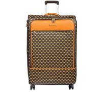 Snowball Soft Expandable Waterproof PVC Lightweight Travel Suitcase - Large - Brown