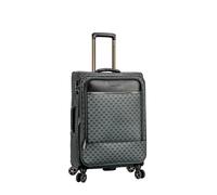 Snowball Soft Expandable Waterproof PVC Lightweight Travel Suitcase - Medium - Grey