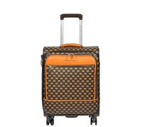 Snowball Soft Expandable Waterproof PVC Lightweight Travel Suitcase - Small - Brown