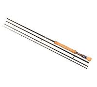 Snowbee Diamond 2 3 Wt. 4-Piece Fly Rod, Olive Green 10 ft- High-Performance Tri-Modulus Carbon Technology, 4 Piece Fly Rods & Matching Cotton Drill Rod Bag