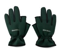 Snowbee Lightweight Neoprene Gloves, Medium - A Lightweight Glove With A Nylon Knit Palm & Rubberised ‘Dots’ For Extra Grip, Thumb & Index Finger Left Exposed To Allow Tying Of Knots Or Loading