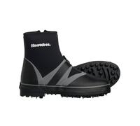 Snowbee Men’s Rockhopper Spike Sole Wading Boots with Neoprene Uppers & Side Zip, Hardened Steel Spikes for Rock-Fishing & Shore Wading Black/Grey - Sizes 8