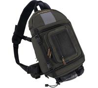 SNOWBEE Sling Fishing Bag - 18 L Waterproof Outdoor Sling Pack with Padded Diagonal Strap, Quick-Access Main Compartment, Mesh Pockets & D-Ring Attachments