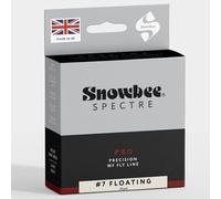 Snowbee Spectre Pro Floating Fly Line - WF Profile, Full Float 0 IPS, for Dry Flies, Nymphs and Lures, #7 Ivory Head/Deep Red Running Line, 102 ft