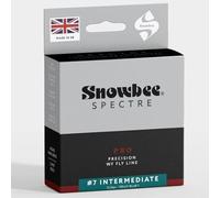 Snowbee Spectre Pro Kelly Blue Intermediate Fly Line - WF Profile, 2.5 IPS Sink, for Nymphing and Lure Fishing, #6 Kelly Blue/Deep Red, 102 ft