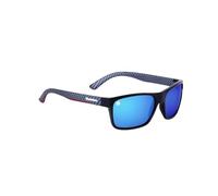 Snowbee Spectre Retro Full Frame Polarised Sunglasses - Lightweight Polycarbonate Frame, 1mm TAC Lenses - For Fly Fishing, Boating, Driving, Outdoor Sports (Blue Mirror)