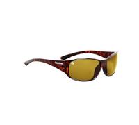Snowbee Spectre Wrap Full Frame Sunglasses - Tortoiseshell Frame with Yellow Lens | Ideal for Low-Light Conditions, Polarised, Wrap-Around Design