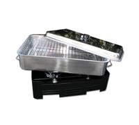 Snowbee Stainless Steel Smoker Cooker - Pefect for Smoking Fish Outdoors with Two Heat Adjustment Fuel Pans