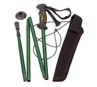 Snowbee Unisex Prestige Folding Wading Staff, Silver Black, One Size UK