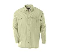 Snowbee XS Fishing Shirt - Light Sage | Quick-Drying Polycotton, Vented Back, UV Protection, Perfect for Fishing in All Weather - Large