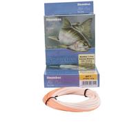 Snowbee XS-Plus Extreme Distance Floating Fly Fishing Line - 150' Length, 60' Head, Smooth Casting, Twin-Color - Ivory/Peach - ED7F