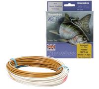 Snowbee XS-Plus Hover Slow Intermediate Fly Line WF8 - Mustard/Ivory | 90ft Weight Forward Design with 1-1.5 ips Sink Rate
