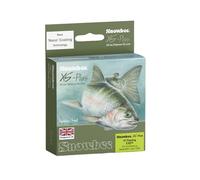 Snowbee XS-Plus XS-tra Distance Floating Fly Fishing Line - 120' Length, Short Head, Effortless Casting, Hi-Viz Chartreuse/Orange - EXD5F