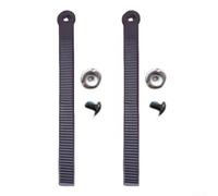 Snowboard Ankle Ladder Strap Binding Buckles For Snowboard Roller Skates Ice Skates Black Nylon Repair Kit With Screws And Nuts Long Lasting Elastic Band 265mm Size(205x20mm)