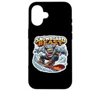 Snowboard Beast Snowboarding Snowboarder Funny Cool Quote Case for iPhone 16