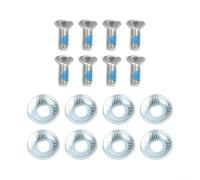 Snowboard Binding Screws M6x16 Metal 16-Pack Secure Fit