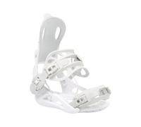 Snowboard Bindings Quick Wear Fixer Versatile Ski Board Snowboard Bindings Ski Cutting Ski Flat Flower Women's Snowboard Strap(White)