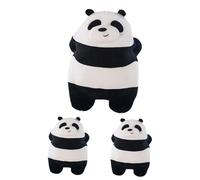 Snowboard Butt Pad 3PCS/Set Cute 3D Panda Snowboard Knee Pads and Butt Pad Soft Padded Ski Protective Gear for Adult Kids Scooters Snowboarding Roller Skating