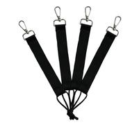 Snowboard Cord Set, Durable Outdoor Snowboarding Accessories, of Nylon and Zinc Alloy, 4x Wear-Resistant Skis Cord, Portable Binding Straps for Snowboarding, for Winter Sports, 12.99 Inches