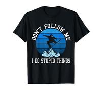 Snowboard Don't Follow Me Snowboarder Freestyle Funny Gift T-Shirt