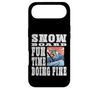 SNOWBOARD FUN TIME DOING FINE good vibes winter sports snow Case for iPhone Air