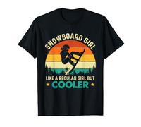 Snowboard Girl Like A Regular Girl But Cooler - Snowboarder Value Graphic T-Shirt