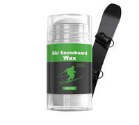 Snowboard Glider - Easy to Rub Application, Compact Solution All Temperatures, Maintenance Accessory + Smooth Coating, Pole | For Skiing