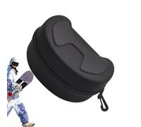 Snowboard Goggles Case | Water Resistant Hard Shell | Durable EVA Zippered Storage Bag with Shockproof Protection and Soft Lining | Compact Travel Holder for Ski, Snow, or Swim Goggles and Outdoor