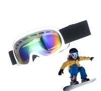 Snowboard Goggles for Youth - UV Protection Ski Goggles, Anti Fog Snow Goggle, Soft Skiing Eye Protection | Adjustable Snow Sport Goggle for Children Ages 3 10 Winter Outdoor Sports Use