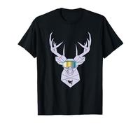 Snowboard Goggles Funny Snowboarding Moose Gift T-Shirt