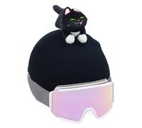 Snowboard Helmet Cover - Cat Pattern Washable Soft Fit Stretchy Protective Layer | for Boys Girls Men Women Skiing Cycling Snowboarding Hiking Travel in My