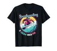 Snowboard Humor Snowboarding is Snow Much Fun Snowboarding T-Shirt