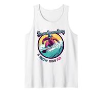 Snowboard Humor Snowboarding is Snow Much Fun Snowboarding Tank Top