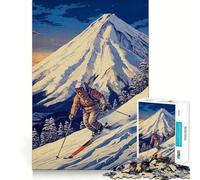 Snowboard Japanese 1000 Piece Jigsaw Puzzle for Teenagers Fine Logic Toy Relaxing Fun Neat Edge Wall Art Decor (50x75cm)